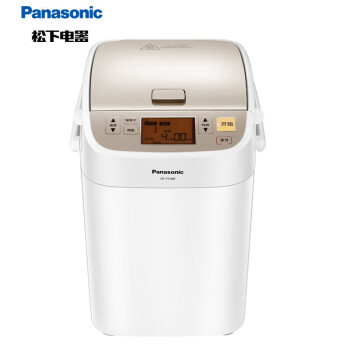 松下（Panasonic）面包机 家用烤面包机 和面机 全自动 可预约 果料自动投放500g SD-P1000