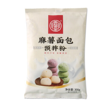 香馨堂 原味麻薯面包预拌粉300g/袋  细腻香酥可口烘焙材料 5袋起售