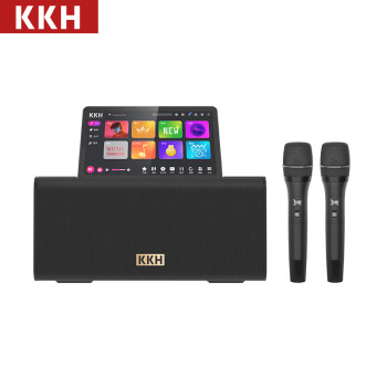 KKH 家庭K歌音响KTV套装全套家用客厅点歌音箱卡拉OK话筒 MS10 128G