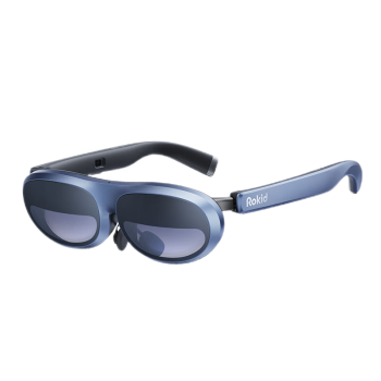 ROKID Max智能AR眼镜畅连套装3D游戏电影360英寸 DP直连ROG 苹果15系列和华为Mate60非VR眼镜一体机