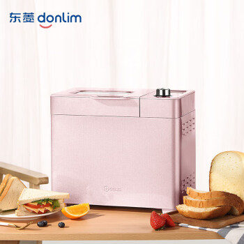 DonLim 东菱烤面包机 可预约家用全自动智能投撒果料 大功率和面机DL-JD08