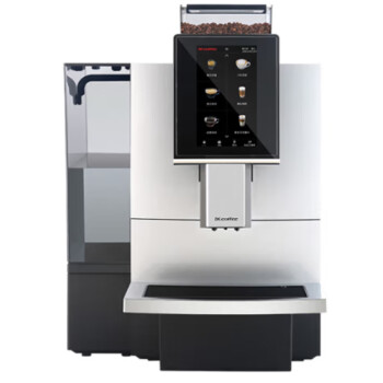 咖博士（Dr.coffee） F12全自动商用自动清洁咖啡机大屏触控一键磨豆奶咖机 F12-BIG银色