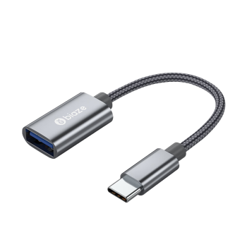 毕亚兹 OTG数据 Type-C转USB转接头线 USB-C转换器通用华为小米安卓手机苹果15pro/MacBook电脑接U盘