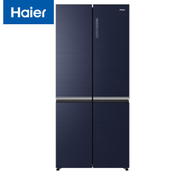 海尔（Haier）496升全空间保鲜科技十字对开门家用四开门电冰箱超大容量冷冻恒温一级能效母婴BCD-496WSEBU1