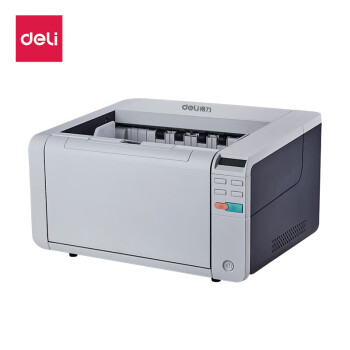 得力(deli)S3080国产扫描仪高速馈纸式高清快速彩色双面A3幅面80ppm/160ipm