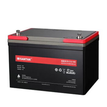 山特（SANTAK）12-100AH UPS电源电池免维护铅酸蓄电池 12V100AH（含机柜与搬运、辅材）