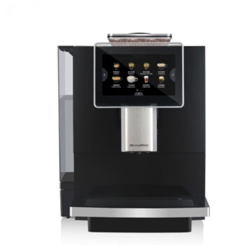 艾士奇全自动意式咖啡机 F10 一键拿铁美式卡布奇诺智能触屏办公现磨咖啡家用商 F10黑色