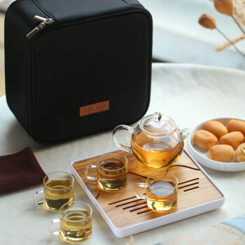 沏一杯茶 玻璃茶壶茶杯套装高硼硅耐热简约杯子家居办公茶具套装PB702