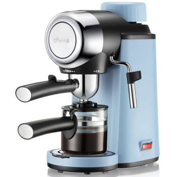 小熊KFJ-A02N1 咖啡机家用 意式半自动 蒸汽式 可打奶泡 浅蓝色【ZY】