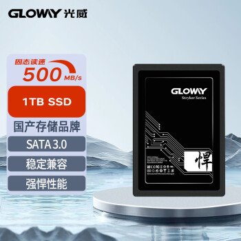 光威（Gloway）1TB SSD固态硬盘 SATA3.0接口 悍将系列