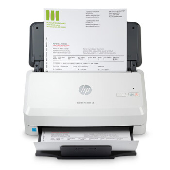 惠普（HP）SJ Pro 3000 s4馈纸式扫描仪 快速扫描 双面扫描 ADF进纸器