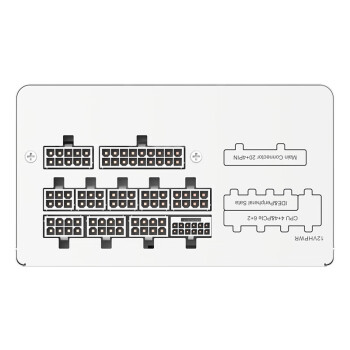 爱国者（aigo）ES850W白色 ATX3.0 台式电脑主机箱电源（原生PCIE5.0/12VHPWR/80plus/全模组/40系显卡）