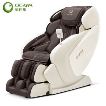 奥佳华（OGAWA）家用按摩椅太空舱全身全自动智能电动按摩沙发零重力3D机芯 OG-7808C原木棕