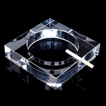 爱之旅大号水晶烟灰缸创意烟缸酒店KTV办公室玻璃烟缸
