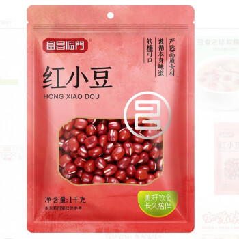 富昌·红豆1000g  五谷杂粮东北特产粗粮薏米蜜豆红小豆  