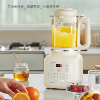 九阳（Joyoung）家用豆浆机小型智能家电辅食机榨汁机预约多功能破壁免滤料理机 L12-P129