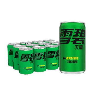 可口可乐（Coca-Cola）雪碧 Sprite 零卡 无糖零卡 汽水饮料 200ml*12瓶 整箱装