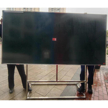 JUNLRFPH黑板报黑板1.40026米*1.6米 室内户外教学黑板（含不锈钢支架）