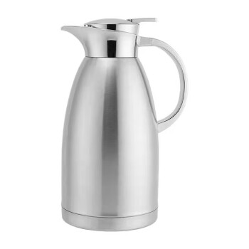 我叮不锈钢保温壶咖啡壶简约焖茶壶真空罗马壶保温暖瓶2.3L 银色*1