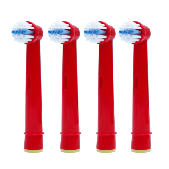 东耐伦适配欧乐B儿童电动牙刷头4支装适用欧乐b儿童款 DB4510K, D10, D12，D100