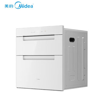 美的（Midea）消毒柜130HQ3-W家用130L大容量嵌入式消毒碗柜APP智控紫外线光波二星消毒母婴奶瓶刀具碗筷