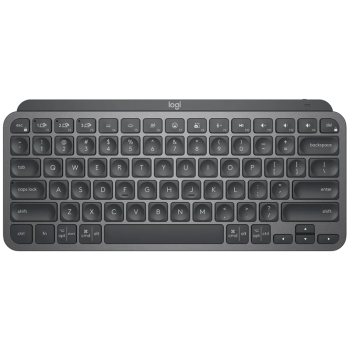 罗技（Logitech）大师系列 MX Keys Mini无线蓝牙键盘 高端办公智能背光 带接收器 商用版 石墨黑