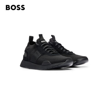 BOSS【礼物】男士品牌标志立体针织套袜运动鞋