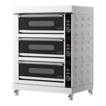 麦大厨 烤箱商用多功能烘焙电烤箱烤披萨烤蛋挞电脑控温定时石板加热 MDC-F8-DNAJ-306Z(石板）