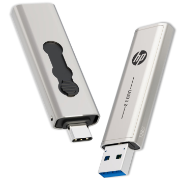 惠普（HP）128GB Type-C USB3.2 手机U盘x796c 高速双接口U盘 手机平板电脑多功能办公优盘