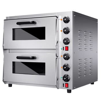 NGNLW电烤箱商用双层大型容量烤炉烘焙披萨蛋挞烧饼烤箱   2盘 