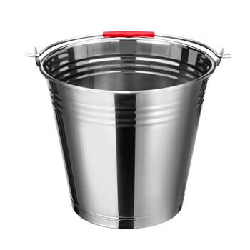 AMPEREX 铁桶手提铁通不锈钢大容量家用储水食堂油桶加厚 28CM特厚8升/个
