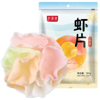 京荟堂·虾片200g 油炸虾片海产干货 5袋起售
