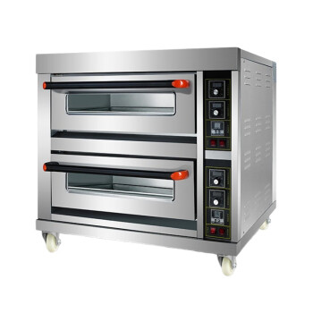 苏勒 商用电烤箱一层一盘两盘二层二盘面包蛋糕电烘炉大型烘焙烤箱 二层二盘电烤箱(仪表款)