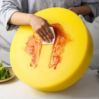 Debo黄色菜墩塑料 切肉剁骨砧板案板