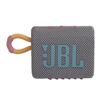 JBL GO3 音乐金砖三代 便携蓝牙音箱 低音炮 户外音箱 迷你音响 极速充电长续航 防水防尘设计 灰色