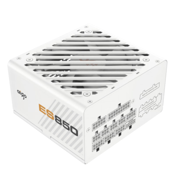 爱国者（aigo）电竞ES850W ATX3.0金牌全模组 白色 台式机电脑主机电源（80PLUS金牌/原生PCIE5.0/大单路12V）