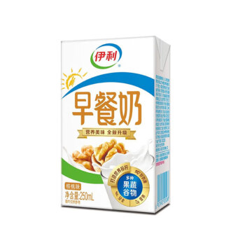 伊利早餐奶核桃味250ml*24盒 企业团购福利 送礼佳品