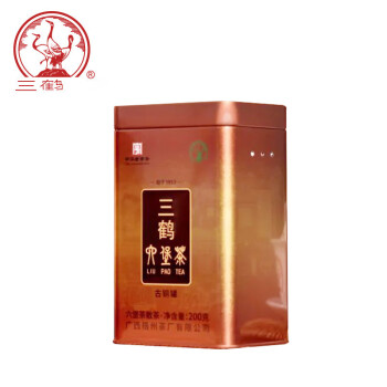三鹤六堡茶【古铜罐】2021年二级散茶200g罐装广西梧州特产