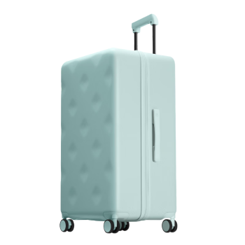 不莱玫大容量行李箱高颜值女拉杆箱男密码箱学生旅行箱22英寸 灰绿色