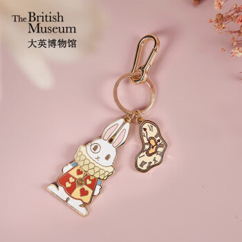 大英博物馆爱丽丝漫游奇境系列怀表兔挂件钥匙扣送女生生日礼物儿童节礼物