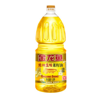金龙鱼 食用油 非转压榨菜籽油1.8L（新老包装随机发货）