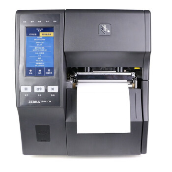 ZEBRA 斑马ZT410升级款ZT411工业型条码机不干胶标签打印机标准4英寸打印机（300dpi）L