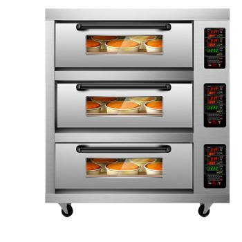 喜莱盛商用烤箱大型烘焙电烤箱 烤披萨面包月饼烤地瓜大容量烤箱精准温控三层三盘 WL-005