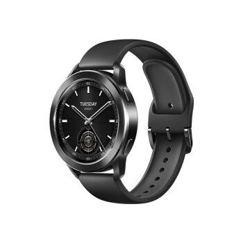 小米 Xiaomi Watch S3 黑色 47mm 支持小米汽车SU7钥匙 便携可靠 澎湃OS 全天血氧监测 智能运动表手环