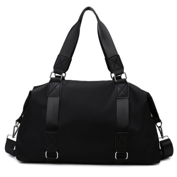 柯良惠子旅行包手提包干湿分离收纳包拉杆箱套包运动健身包男女行李包黑色