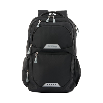 美旅箱包潮酷双肩包时尚休闲运动多功能收纳书包大容量旅行背包QI5黑色