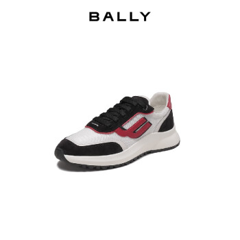 巴利（BALLY）男士系带休闲运动鞋黑色白色 DEMMY T 951 6300078 7/41