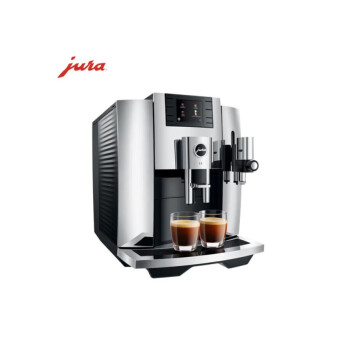 JURA全自动咖啡机优瑞新欧洲原装进口家用 办公一键制作 中文菜单一键清洗研磨升级香浓加倍E8