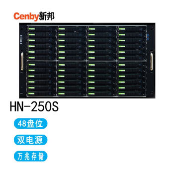 新邦（Cenby）HN-250S 48盘位双电高性价比万兆网络存储1152T
