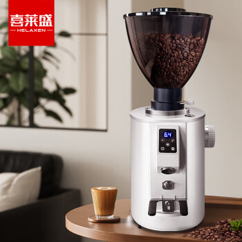 喜莱盛现磨咖啡机商用意式研磨咖啡机 半自动咖啡机商用双头意式卡布奇诺款K-64